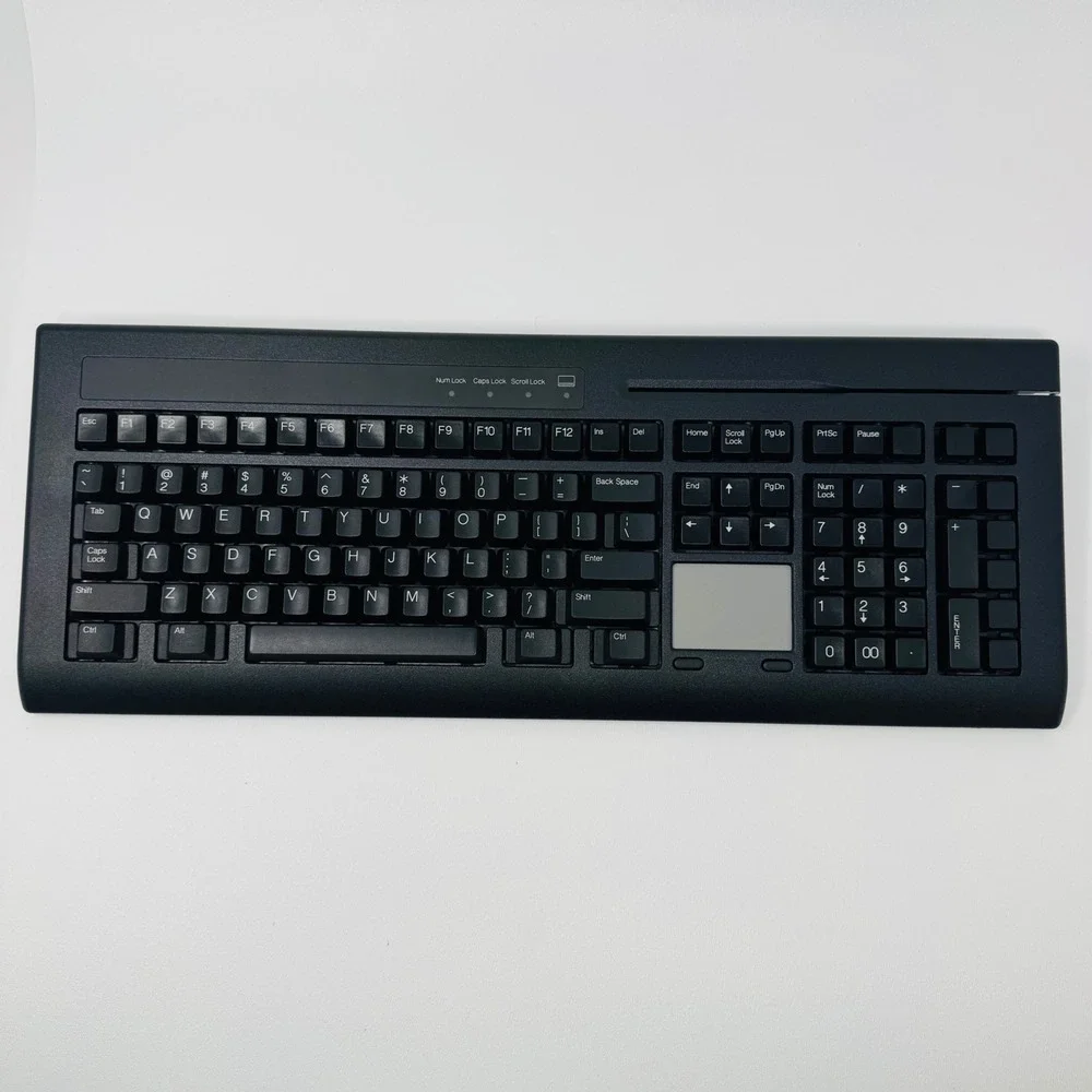 Preh Commander PC-POS Keyboard W AN I RC M3 GP 90313-055/0000 Black Touchpad PS2